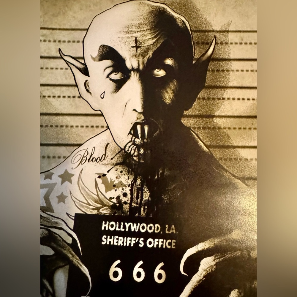 Set of 3 Mugshot Prints Signed by Marcus Jones  Frankenstein, Bride & Nosferatu - Picture 2 of 9